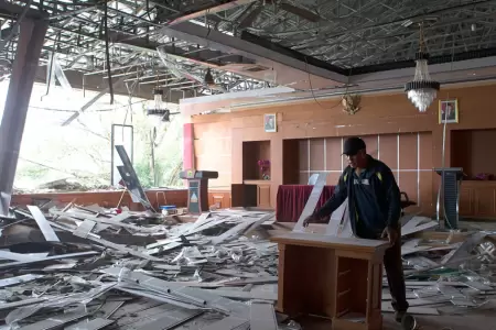 Fallecidos en el terremoto de Indonesia