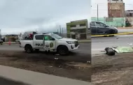 Fatal accidente en Panamericana Sur: hombre muere arrollado por vehículo pesado al intentar cruzar la vía