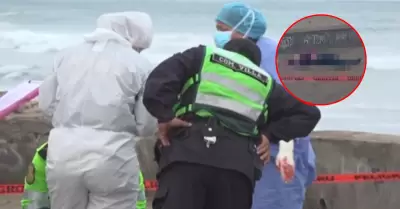 V�ctima espera a ser identificada.