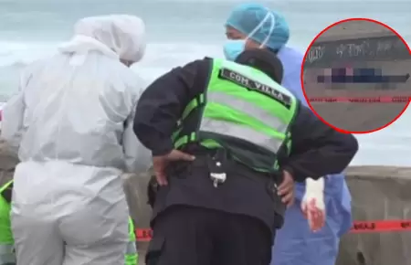 V�ctima espera a ser identificada.