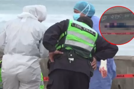 V�ctima espera a ser identificada.