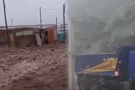 El derrumbe oblig� a cerrar el tr�nsito.