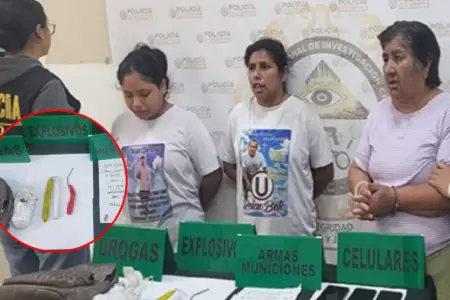 Familia fue atrapada en el R�mac con explosivos.