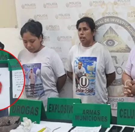 Familia fue atrapada en el R�mac con explosivos.