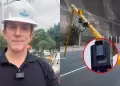 Francis Allison derriba c�mara en la Costa Verde y la Municipalidad de Lima anuncia acciones legales