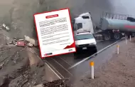 Emergencia vial en Arequipa: MTC suspende tr�nsito en tramo Atico-Oco�a por huaicos y derrumbes