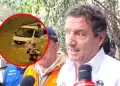 Renzo Reggiardo lleg� a Villa El Salvador tras emergencia por intensas lloviznas: "No estamos preparados como ciudad"