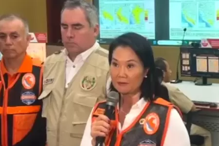 Keiko Fujimori anuncia que declarar� en emergencia zonas afectadas