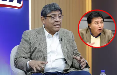 Elmer Cuba, titular del MEF, invita al di�logo a Luis Castro, secretario de SUTE