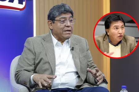 Elmer Cuba, titular del MEF, invita al di�logo a Luis Castro, secretario de SUTE
