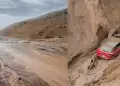 Tacna: Intensas lluvias provocan huaico en tramo de la v�a Costanera