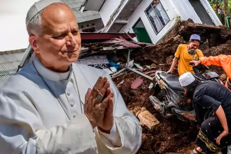 Papa Le�n XIV se pronuncia por terremoto en Indonesia.