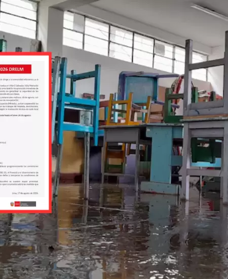 DRELM confirma que colegios afectados retomar�n clases el 24 de agosto
