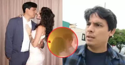 Novia de Curwen es captada muy cari�osa con otro hombre