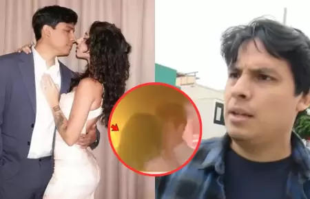 Novia de Curwen es captada muy cari�osa con otro hombre