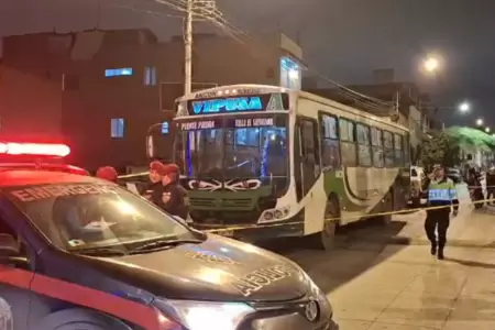 Asesinan a chofer de la empresa Vipusa en Villa El Salvador