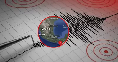 Fuerte sismo de magnitud 5.8 se report� M�xico