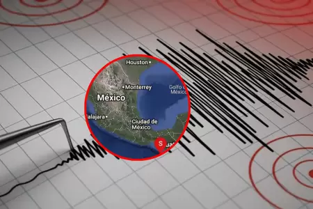 Fuerte sismo de magnitud 5.8 se report� M�xico