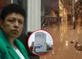 Martha Moyano responsabiliza a Sedapal por inundaci�n y emergencia registrada en Villa El Salvador