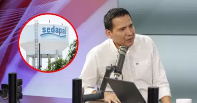 Alcalde de VES, Guido I�igo, responsabiliza a Sedapal de inundaciones por infenc