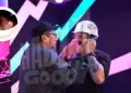Curwen y Tonino "se besan" EN VIVO recreando el 'ampay' de Carla Campos-Salazar