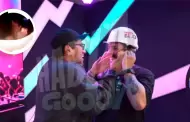 Curwen y Tonino "se besan" EN VIVO recreando el 'ampay' de Carla Campos-Salazar