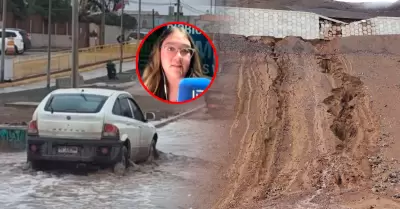 La periodista advirti� que Chile tampoco cuenta con preparaci�n en el norte en c