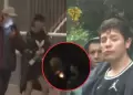 Angie Jibaja es captada fumando algo extra�o con su novio en La Victoria: ambos lucen en p�simo estado