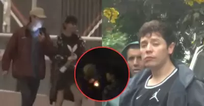 Angie Jibaja y su novio son captados fumando en La Victoria