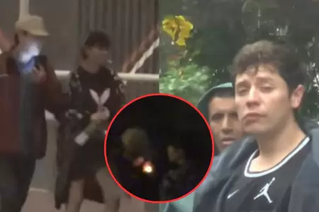 Angie Jibaja y su novio son captados fumando en La Victoria