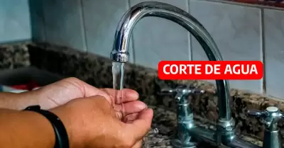 Sedapal anuncia corte de agua en Lima.