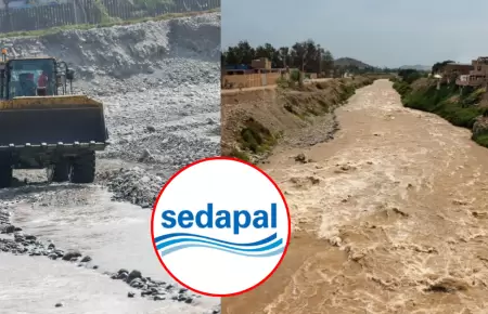 Sedapal realiza descolmataci�n de R�o R�mac