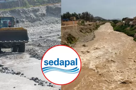 Sedapal realiza descolmataci�n de R�o R�mac