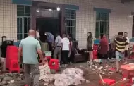 Tragedia durante una fiesta: derrumbe de muro dejó al menos cinco muertos y más de 15 heridos