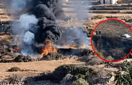 Reci�n casados pierden la vida tras estrellarse e incendiarse su helic�ptero