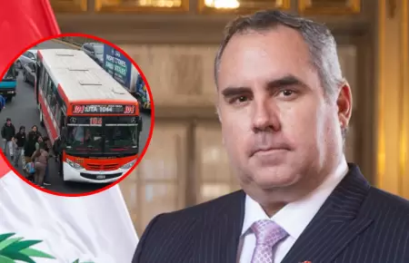 Ministro de Defensa ante anuncio de nuevo paro de transportes