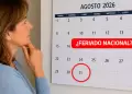 �El 31 de agosto ser� FERIADO a nivel nacional? Descubre qu� revela la normativa vigente