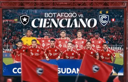 Partido Cienciano vs. Botafogo podr� verse gratis en pantalla gigante