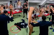 Presidente de CLUB de FÚTBOL se vuelve viral tras repartir fajos de billetes a jugadores tras su victoria