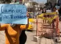 Vecinos de Los Olivos molestos por obra inconclusa de la Municipalidad de Lima: "Estamos llenos de polvo"