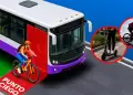 �Viajas en bicicleta o VMP?: Estos son los puntos ciegos en buses si circulas en pista para evitar accidentes