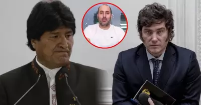 El expresidente de Bolivia acus� p�blicamente al exasesor de Milei.