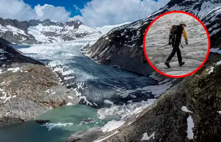 Retroceso glaciar permite hallar restos de desaparecidos.