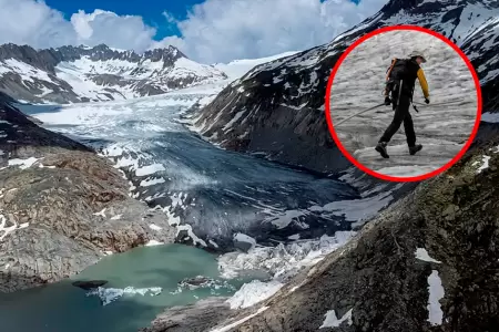 Retroceso glaciar permite hallar restos de desaparecidos.