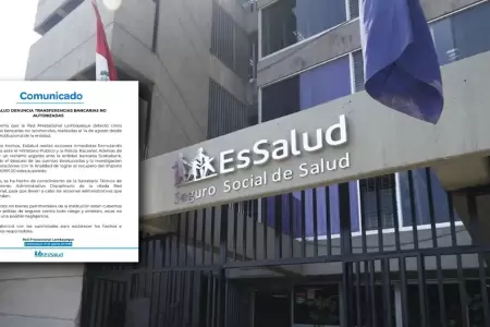 El organismo de salud denunci�.