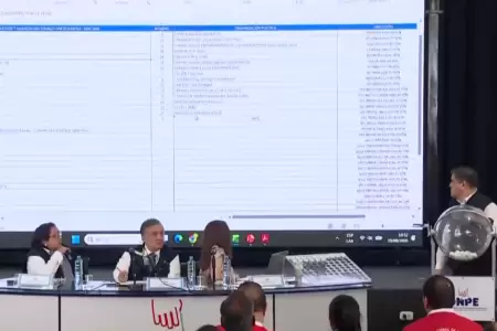 ONPE define ubicaci�n de partidos en c�dula para ERM 2026