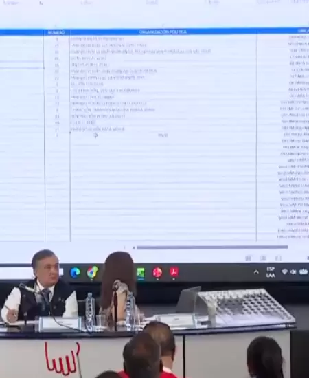 ONPE define ubicaci�n de partidos en c�dula para ERM 2026