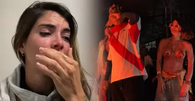 Korina Rivadeneira es ignorada por vocalista de Rawayana