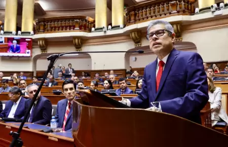 Premier Galarreta sobre presentaci�n de facultades legislativas