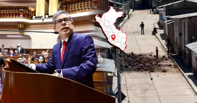 Galarreta dispuso medida tras conocer evento sismol�gico.
